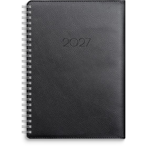 Kalender 2027 Business A5 Twist svart
