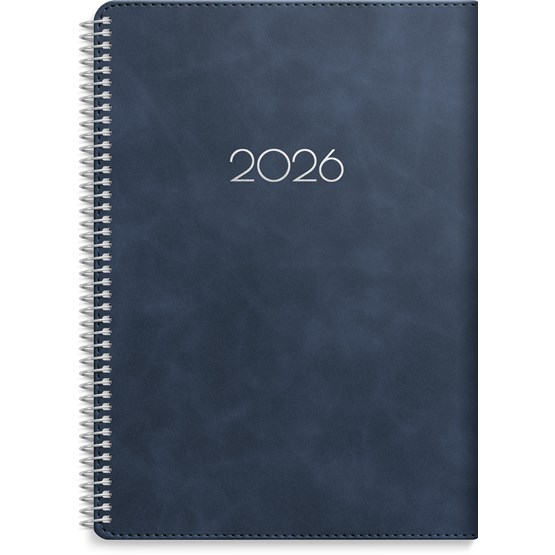 Kalender 2026 Business Twist blå
