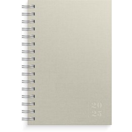 Kalender 2025 Dagbok Textile beige