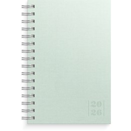 Kalender 2026 Dagbok Textile grön
