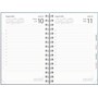 Kalender 2026 Dagbok Textile blå