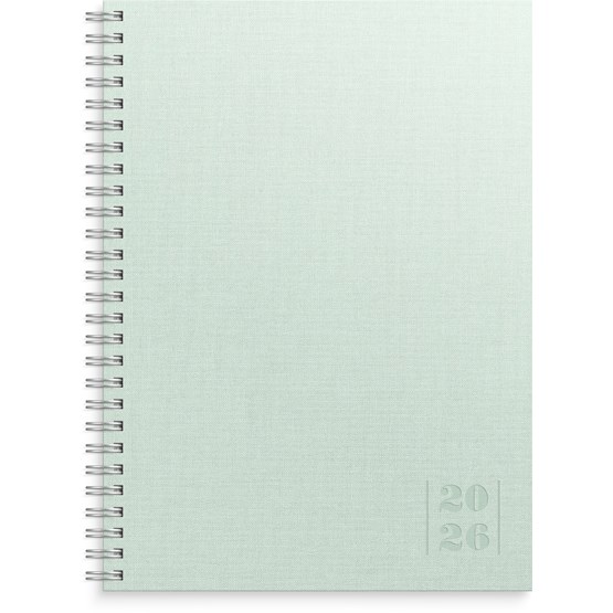 Kalender 2026 Business Textile grön