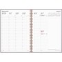 Kalender 2027 Business A5 Textile plommon