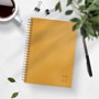 Kalender 2027 Business A5 Textile senapsgul