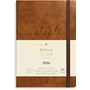 Kalender 2026 Liten Veckokalender Forma Deluxe brun