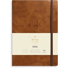 Kalender 2026 Agency Forma Deluxe brun