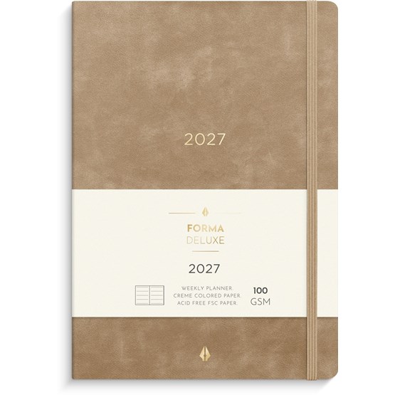 Kalender 2027 Senator A5 Forma Deluxe mocka brun