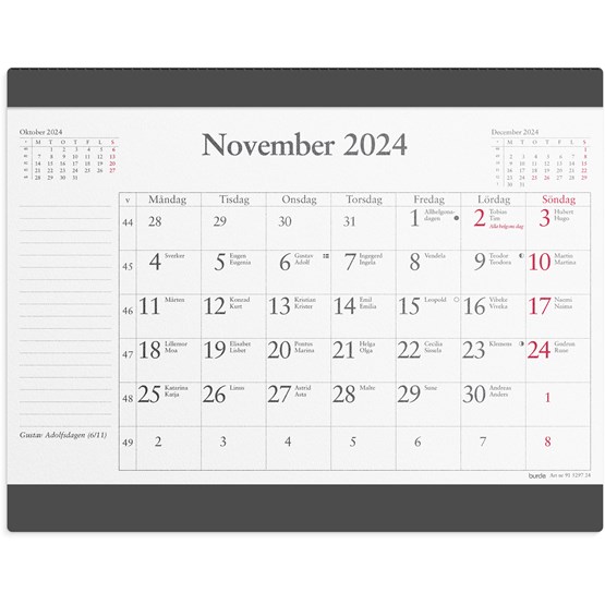 Kalender 2024 Månadsblock