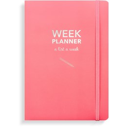 Week Planner undated pink