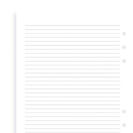 Filofax A5 Linjerade blad  Vita 30st/fp