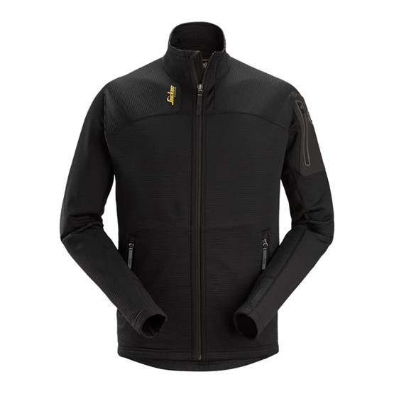 Tröja Zip Bm Microfleece Svart 94380400-XXL Snickers