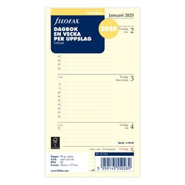 Filofax Personal Dagbok 2025 V/U
