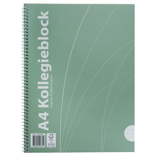Kollegieblock A4