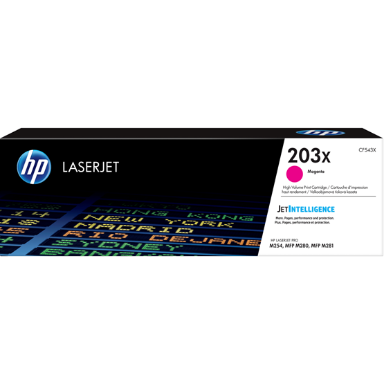 Toner Orginal HP LaserJet 203X magenta