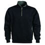 Sweatshirt a-code svart Med zip l
