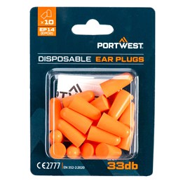 Hörselproppar Orange 10par/fp EP14