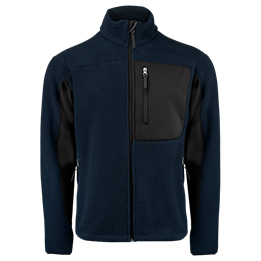 Fleecejacka Pile FJ85 Navy/Svart