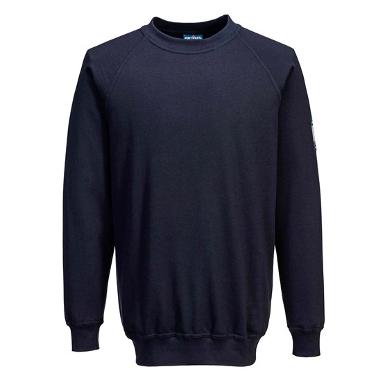 Långärmad T-shirt Antistatisk Marinblå