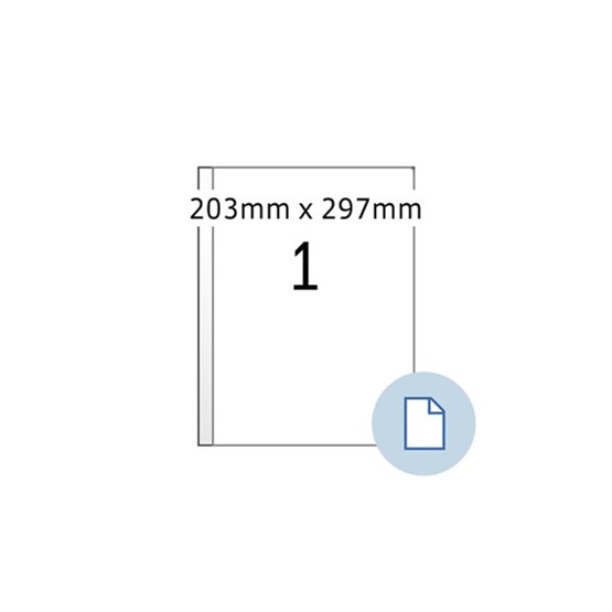 Herma label A4 white 203x297mm