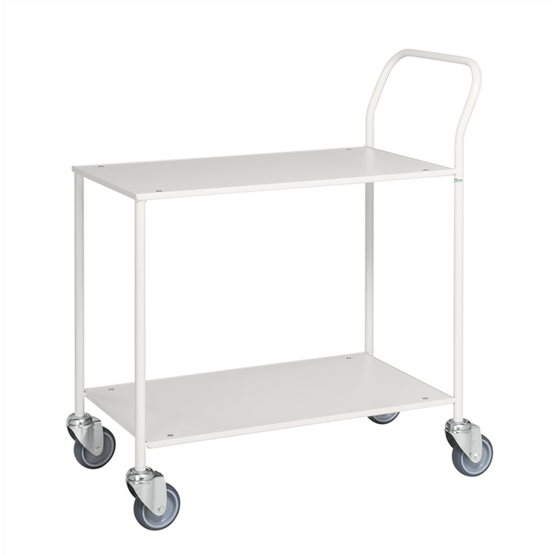 Bordsvagn 2 Plan, 840x430x970mm Vit