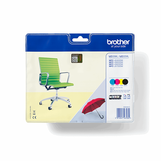 Bläckpatron Brother LC229XL Multipack