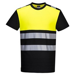 T-shirt Klass 1 PW311 Svart/Gul