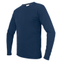 Stretch T-shirt L/S Marinblå
