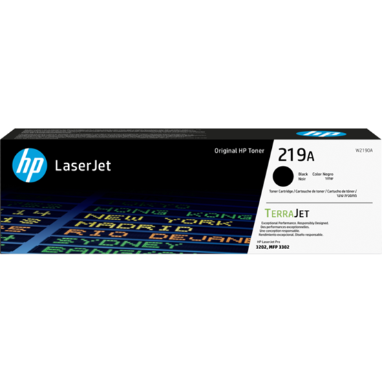 Toner Orginal HP 219A Svart 1300s 219A