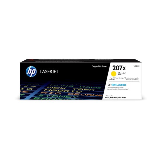 Toner Orginal HP 207X yellow LaserJet  2,45k