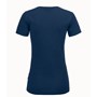 T-Shirt Stretch Marinblå Dam